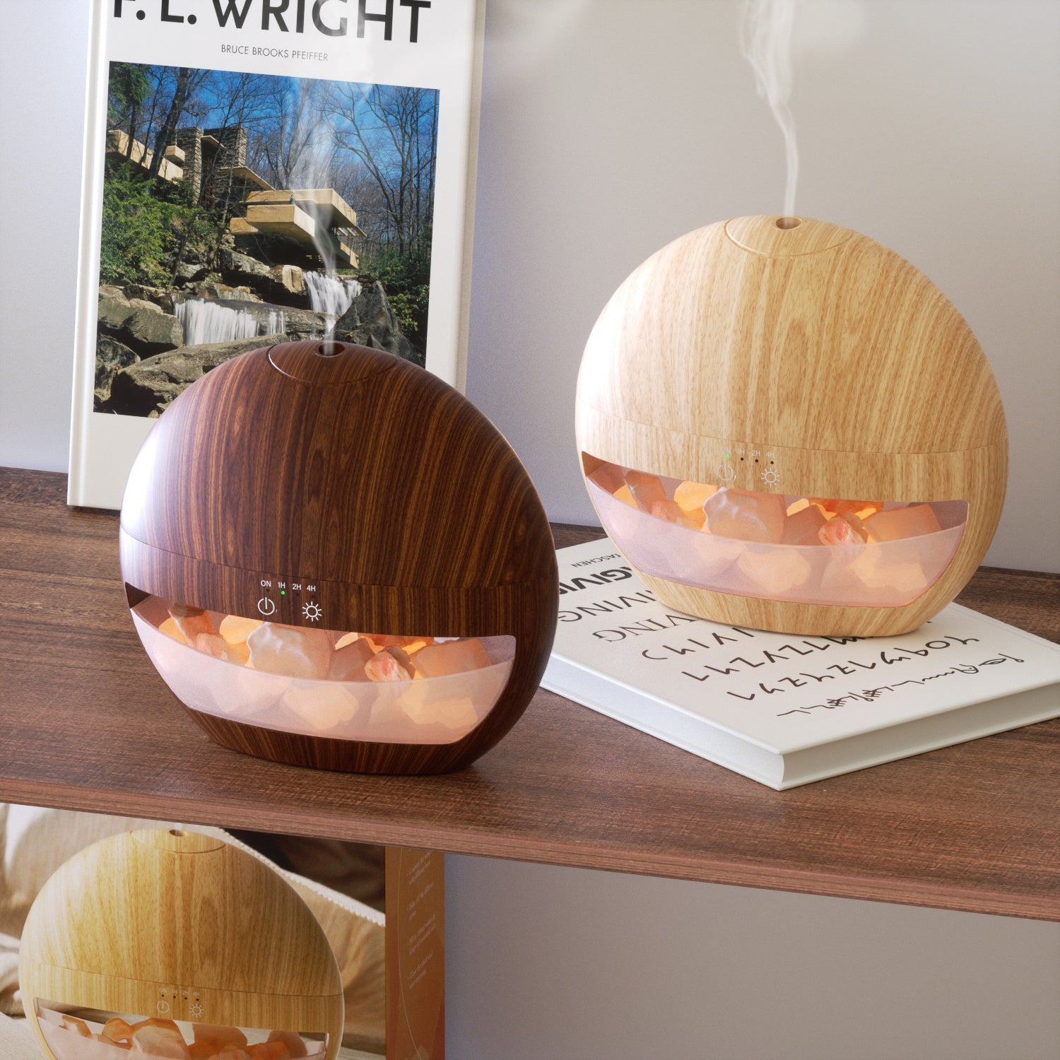 Aquaheart Salt Lamp Diffusers(Drak Wood)