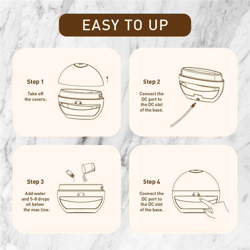 Aquaheart Salt Lamp Diffusers(Marble)