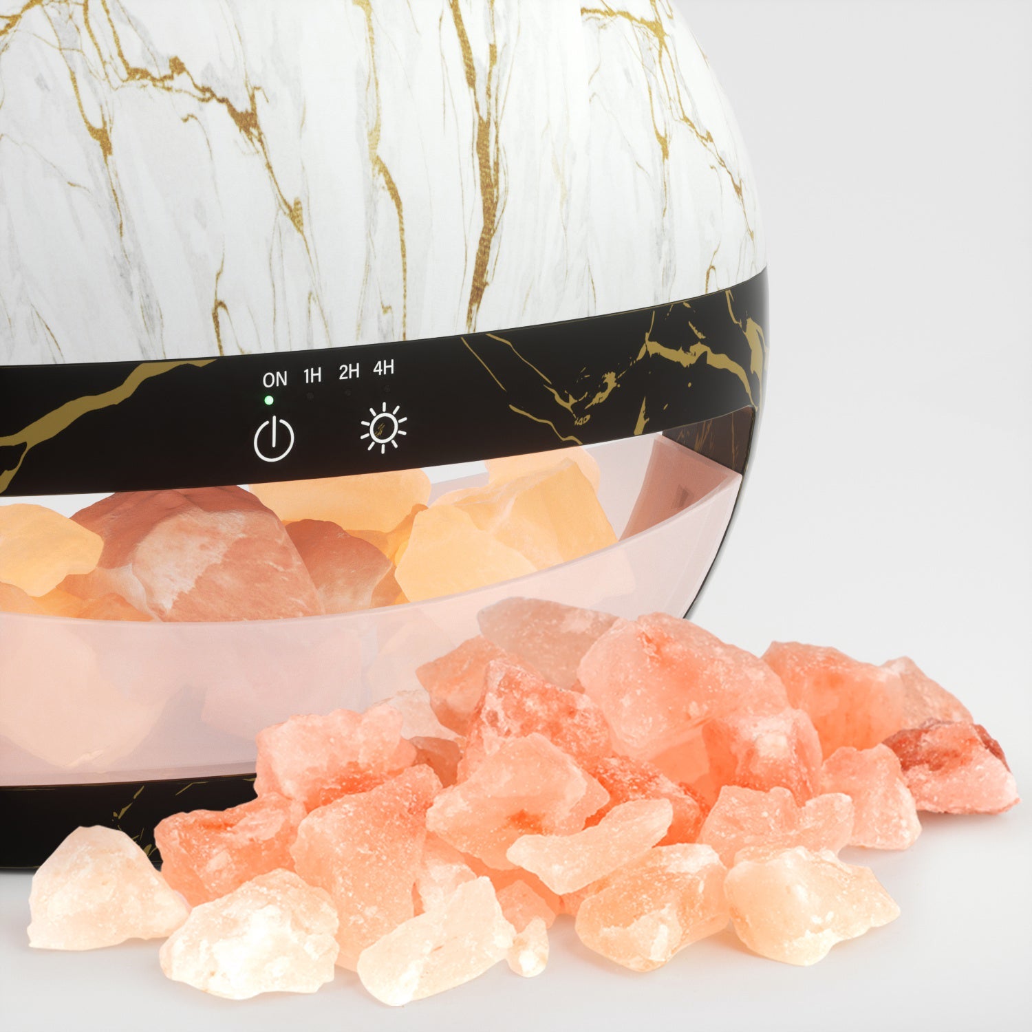 AQUAHEART Salt Lamp Diffuser Operating Details with Salt