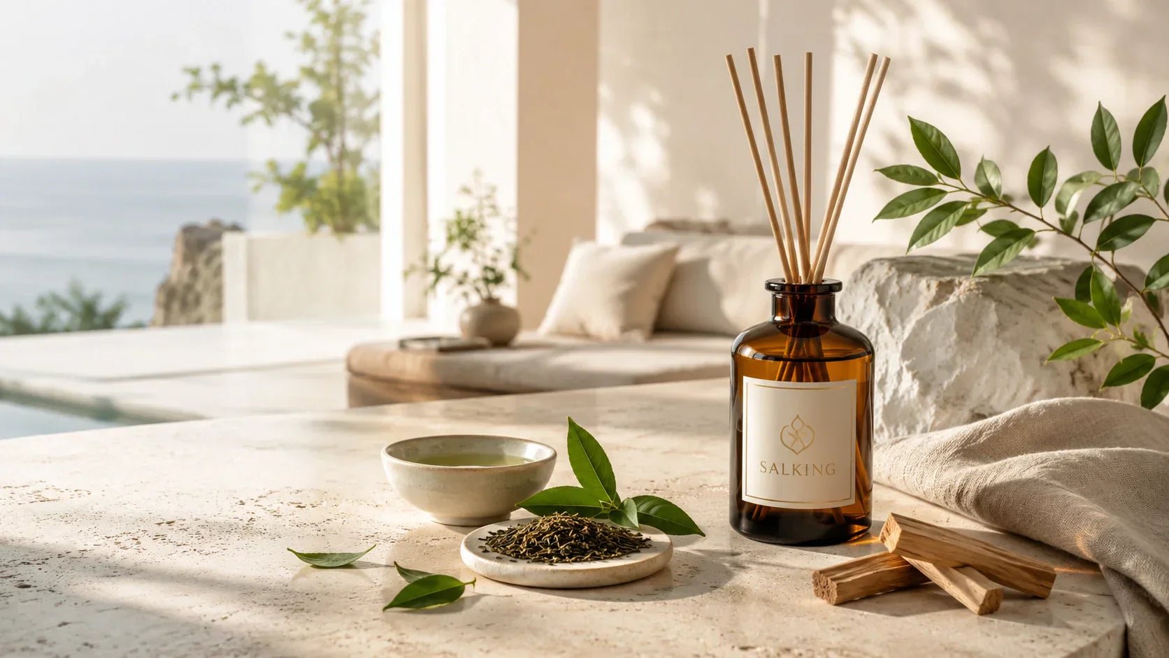 Green Tea & Sandalwood Home Fragrance Guide: How to Create a Clean Luxury Summer Home - SALKING