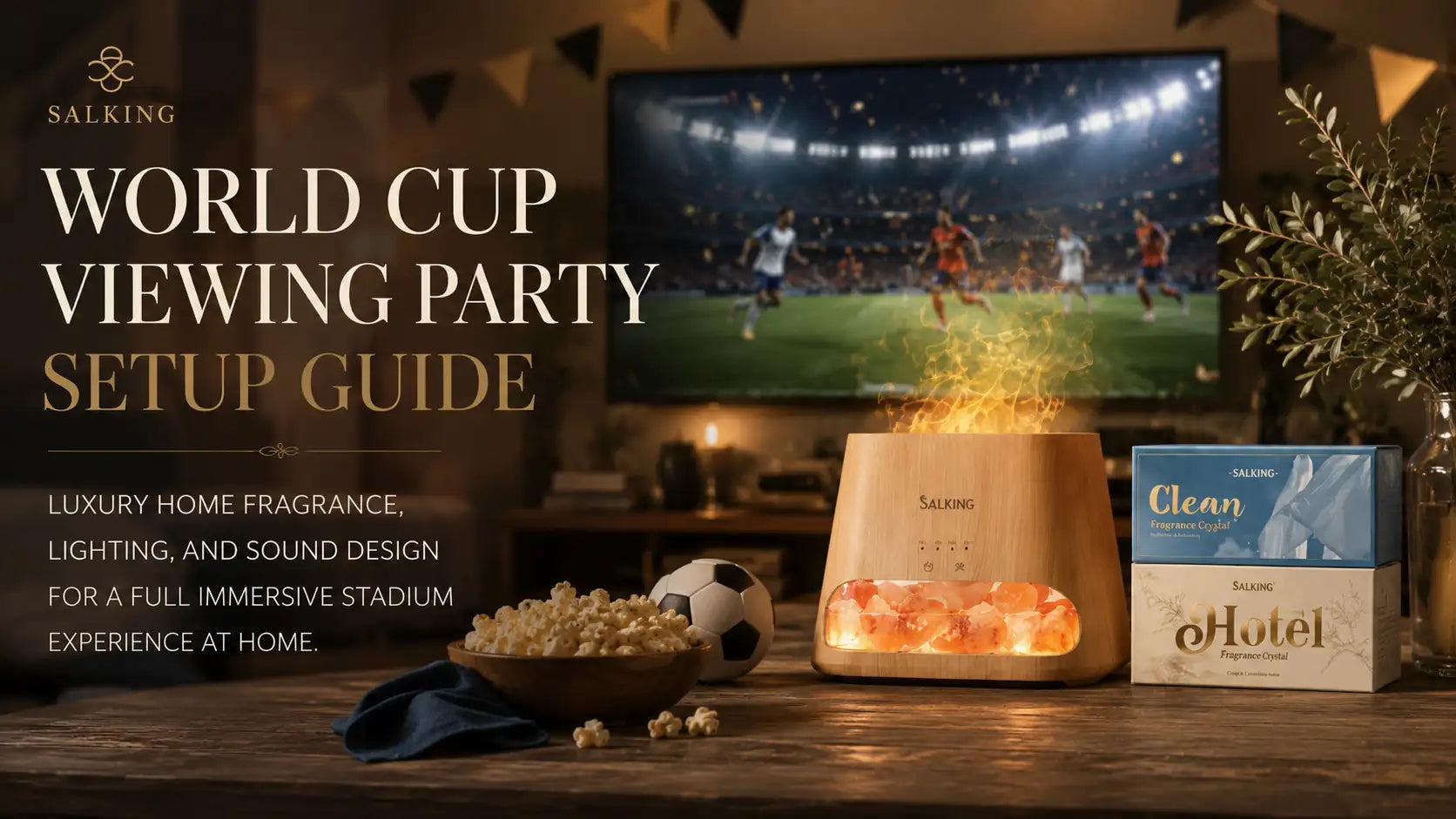 WORLD CUP VIEWING PARTY SETUP GUIDE: LUXURY HOME FRAGRANCE, LIGHTING, AND SOUND DESIGN FOR A FULL IMMERSIVE STADIUM EXPERIENCE AT HOME
