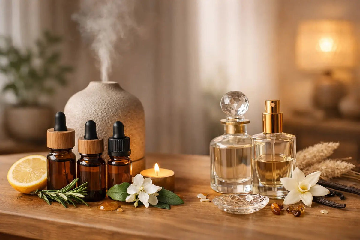 Essential Oils Versus Fragrance Oils at Home - SALKING