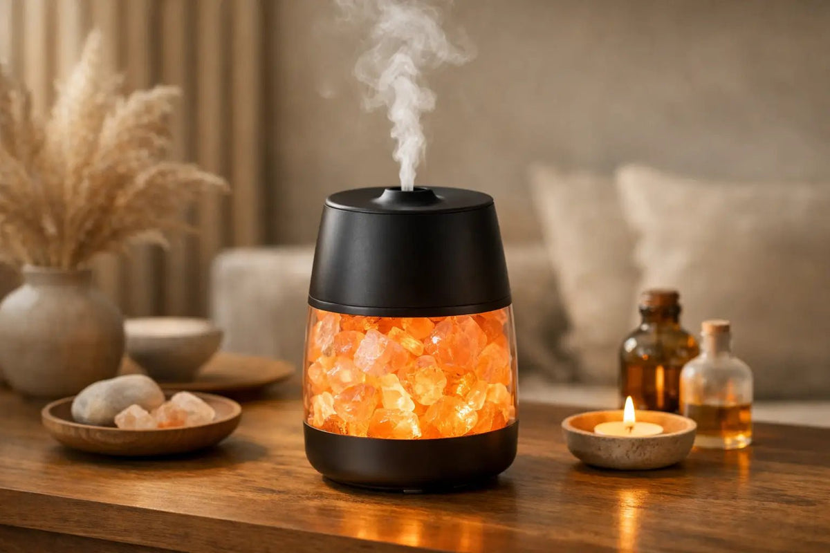 Flame Mist Diffuser With Salt Lamp: A Clear Guide - SALKING