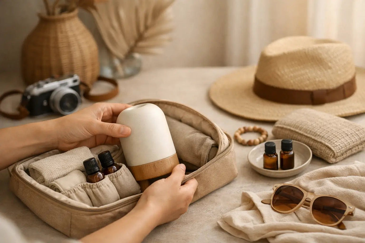How to Pack a Portable Diffuser for Travel - SALKING