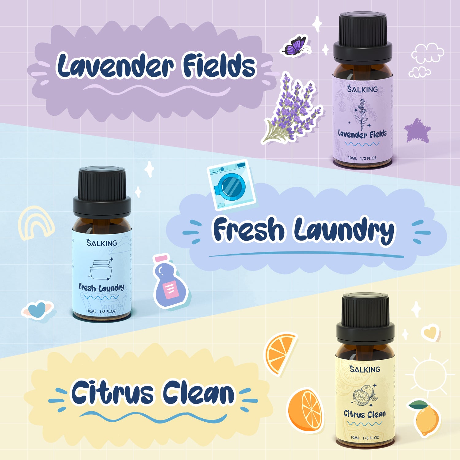 Laundry Collection Essential Oils Set