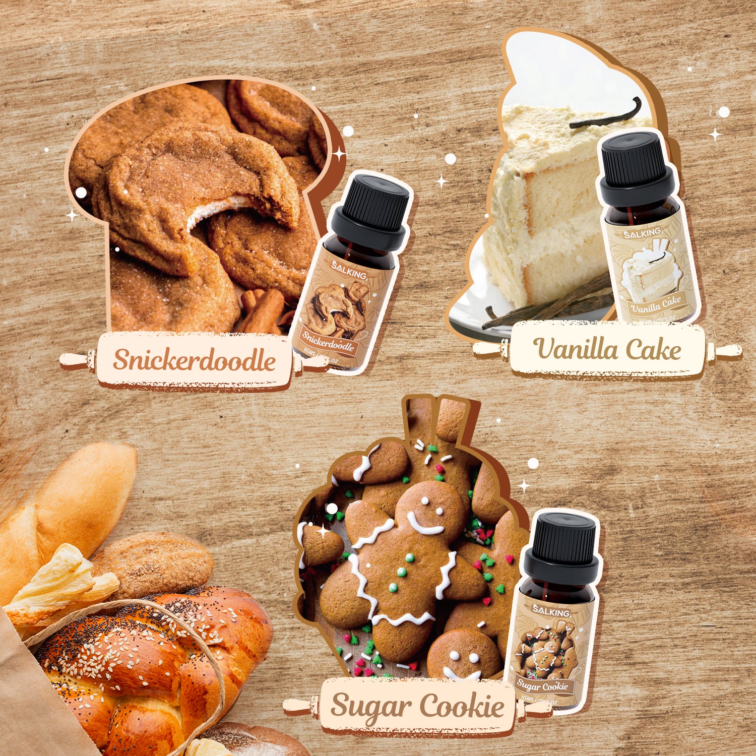 Bakery Fragrance Oils Set