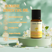 Yossibloom Jasmine Ethereal Oil 0.34 FL.OZ(30ML),Natural Essential Oil for home use, Aromatherapy Essential Oils for Diffuser, Candle Making, Room Spray Diffuser Oils, Scented Oil Gift for Women