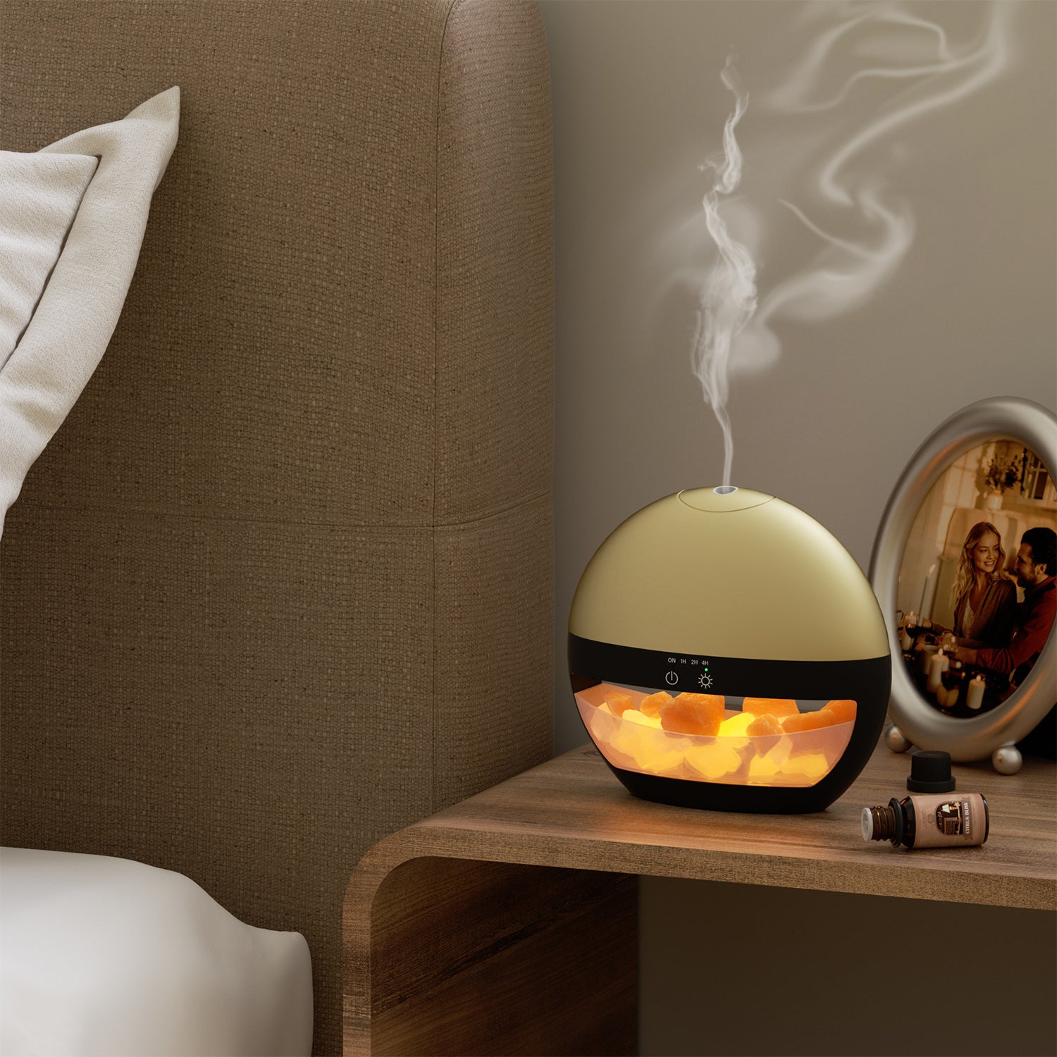 AQUAHEART Salt Lamp Diffusers(Gold)