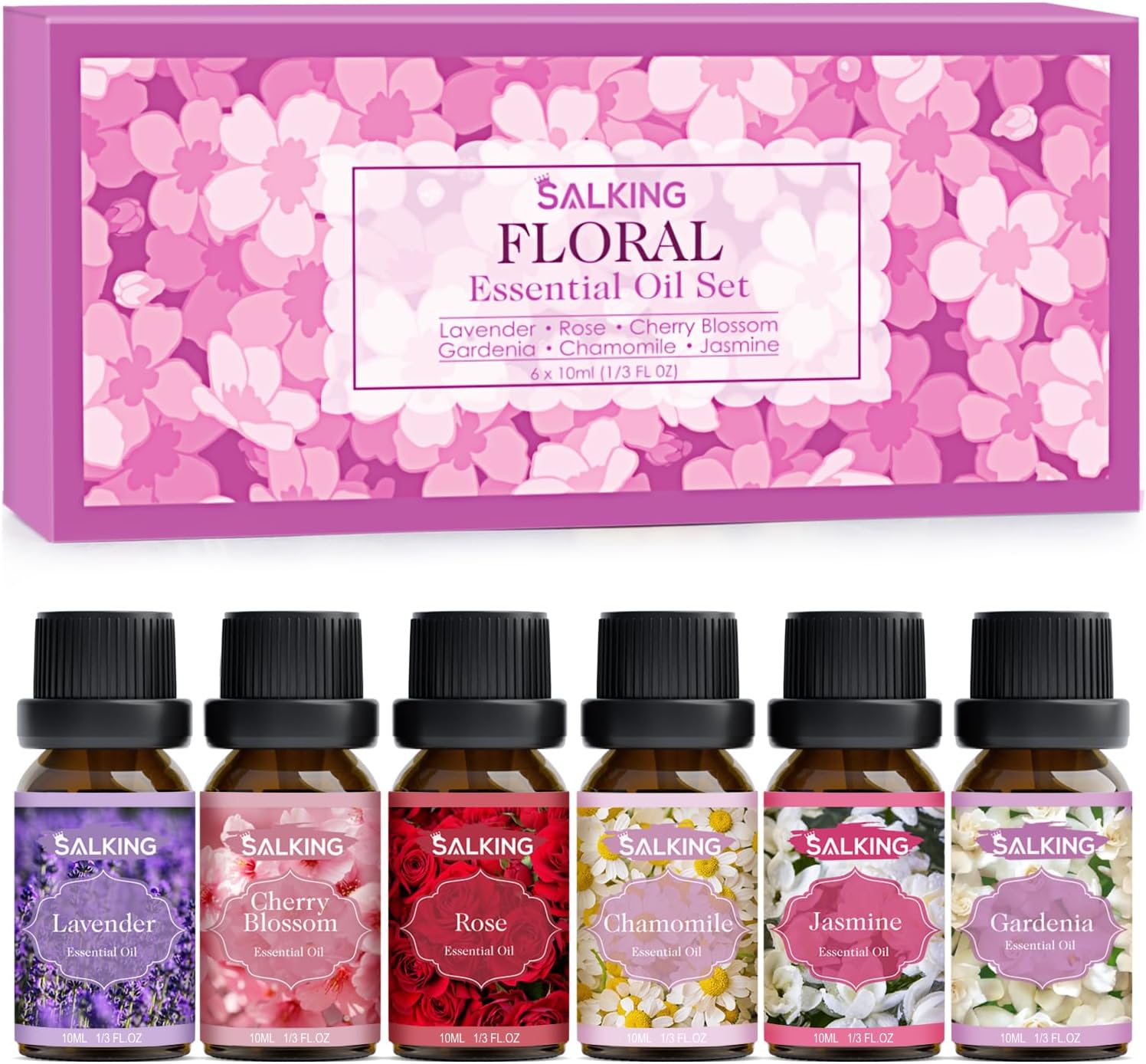 SALKING Floral Diffuser Oils Set