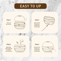 Aquaheart Salt Lamp Diffusers(Wooden Grain)