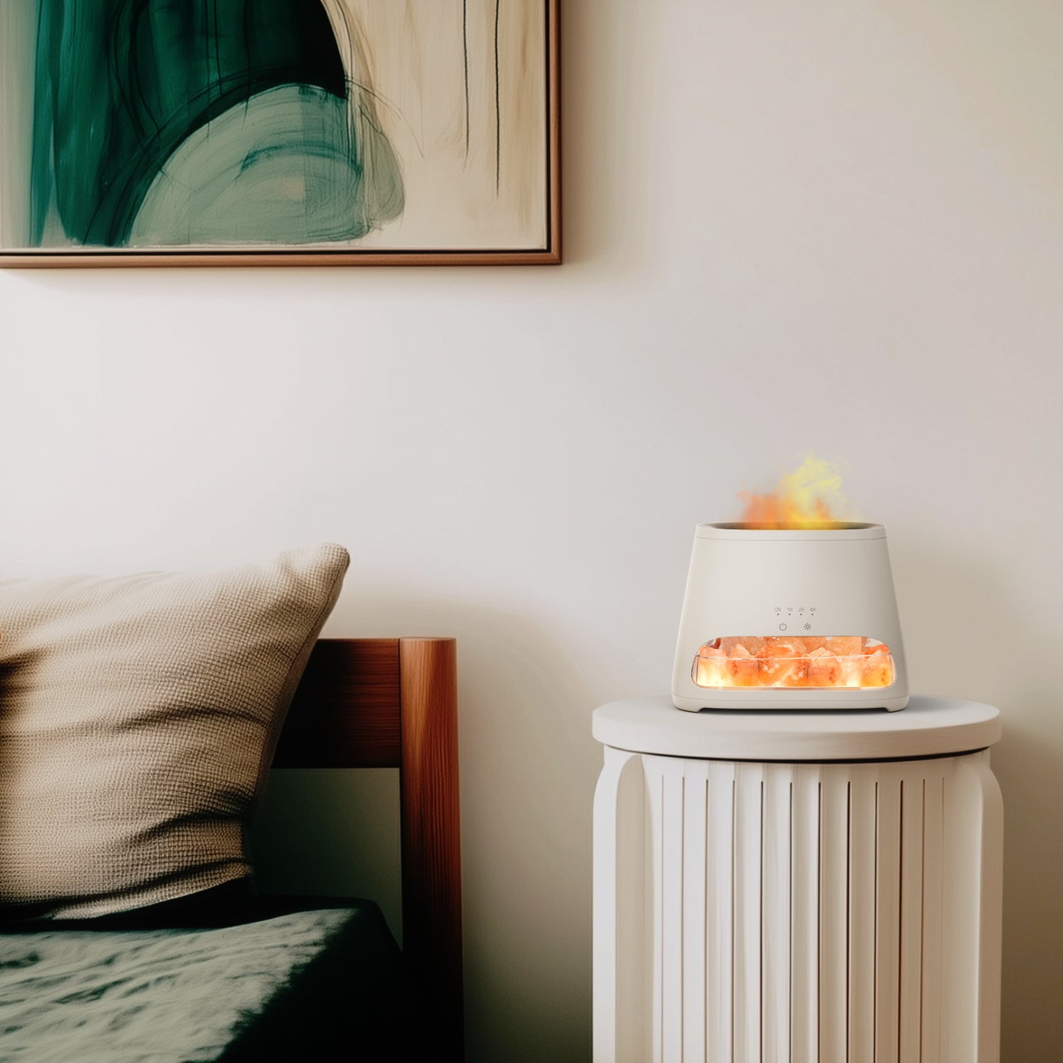 Salt Lamp Diffuser (White)