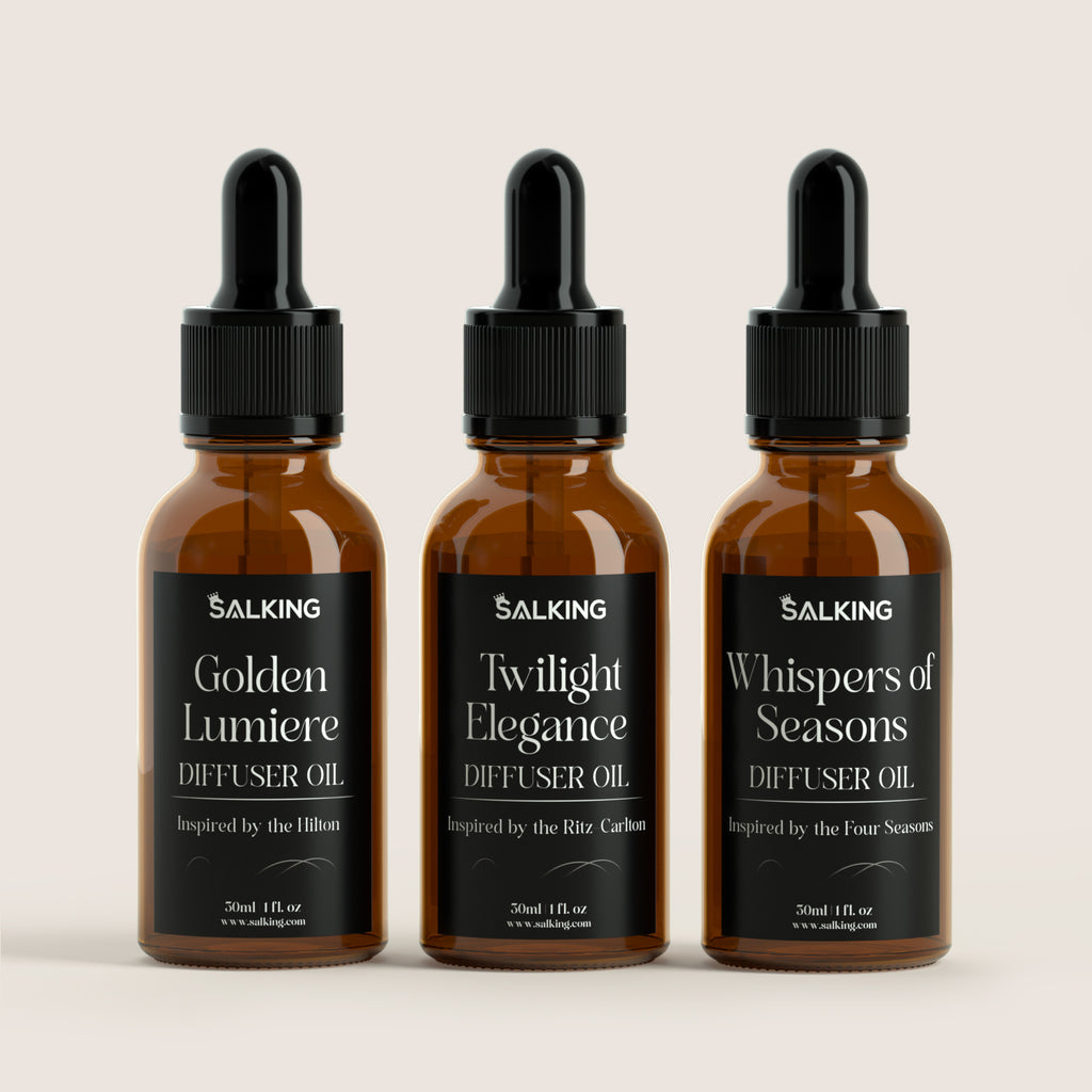 Luxury Hotel Scent Gift Set – Diffuser & 3 Fragrance Oils