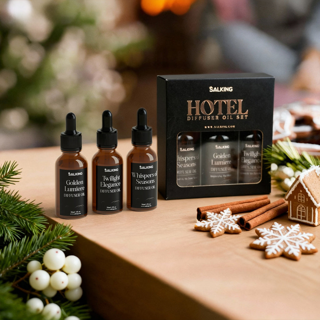 Luxury Hotel Scent Gift Set – Diffuser & 3 Fragrance Oils