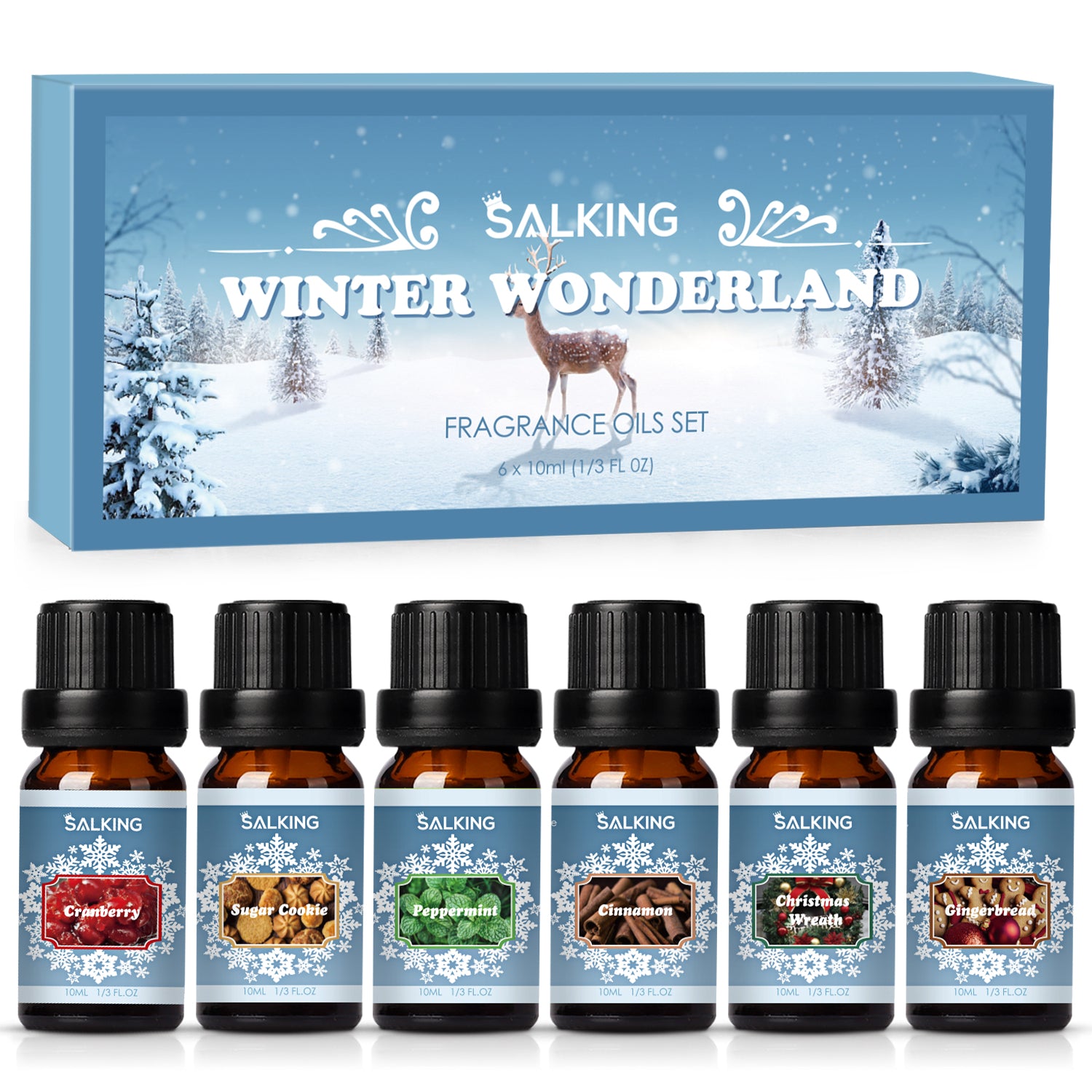 SALKING Winter Diffuser Oils Set