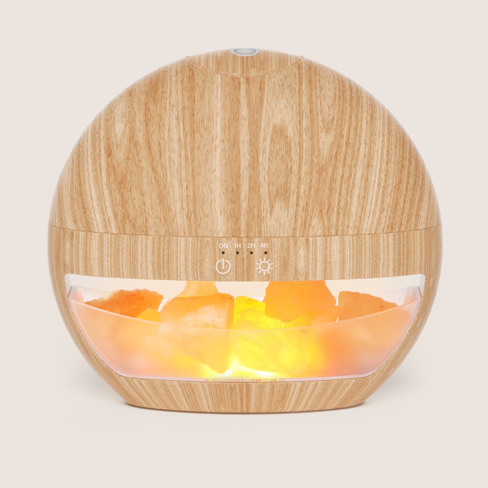 AQUAHEART Salt Lamp Diffusers(Wooden Grain)