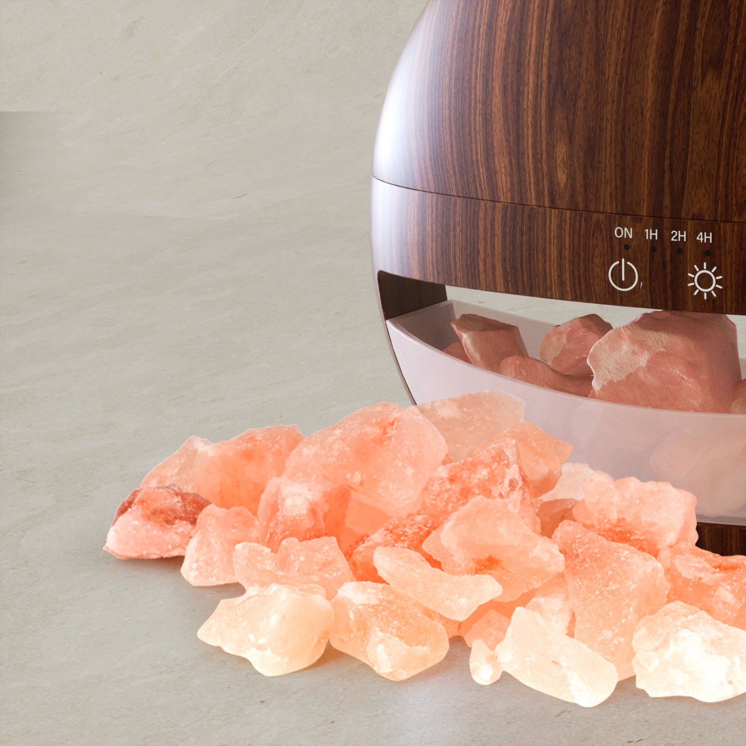 AQUAHEART Salt Lamp Diffusers(Drak Wood)