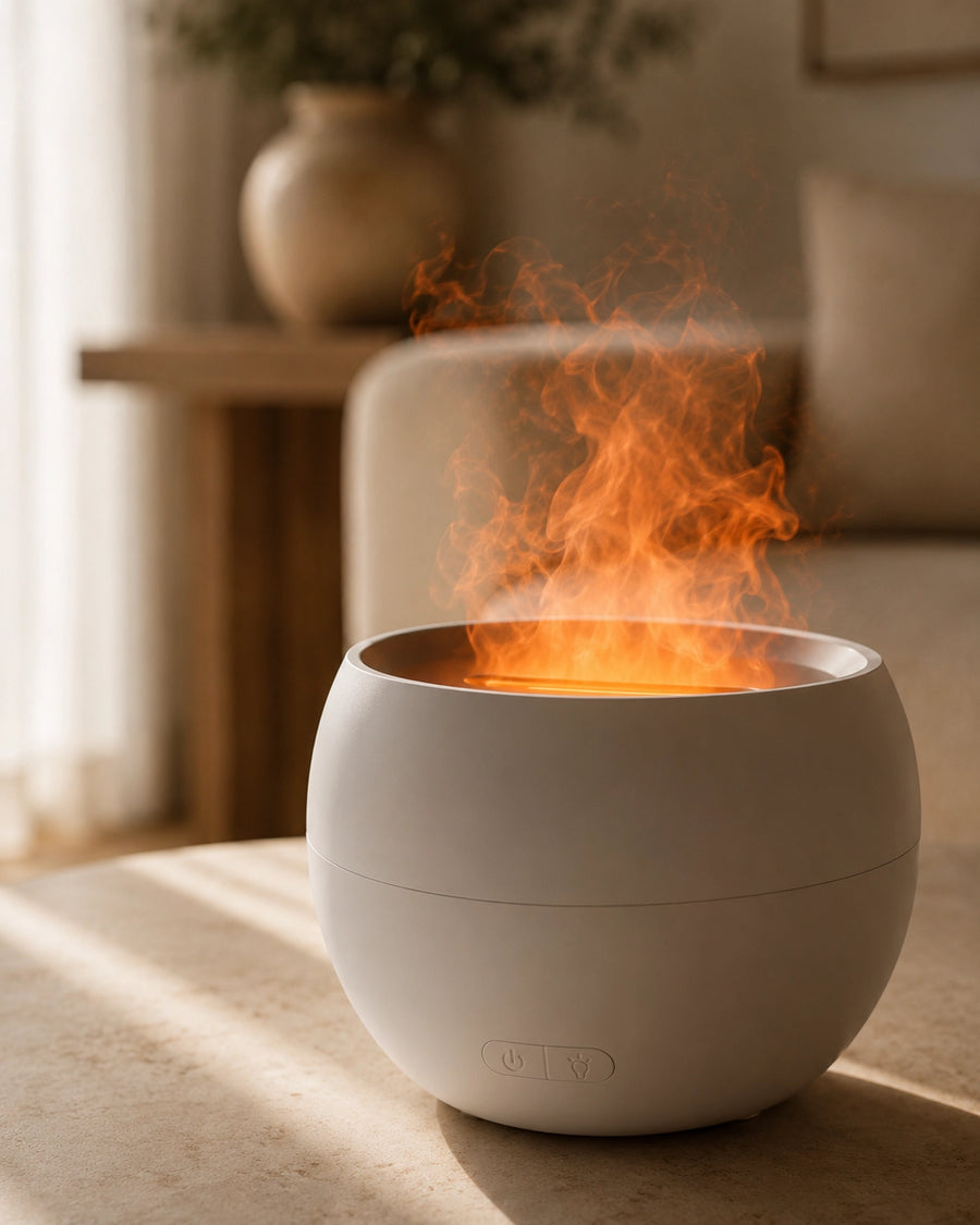 Flame mist detail
