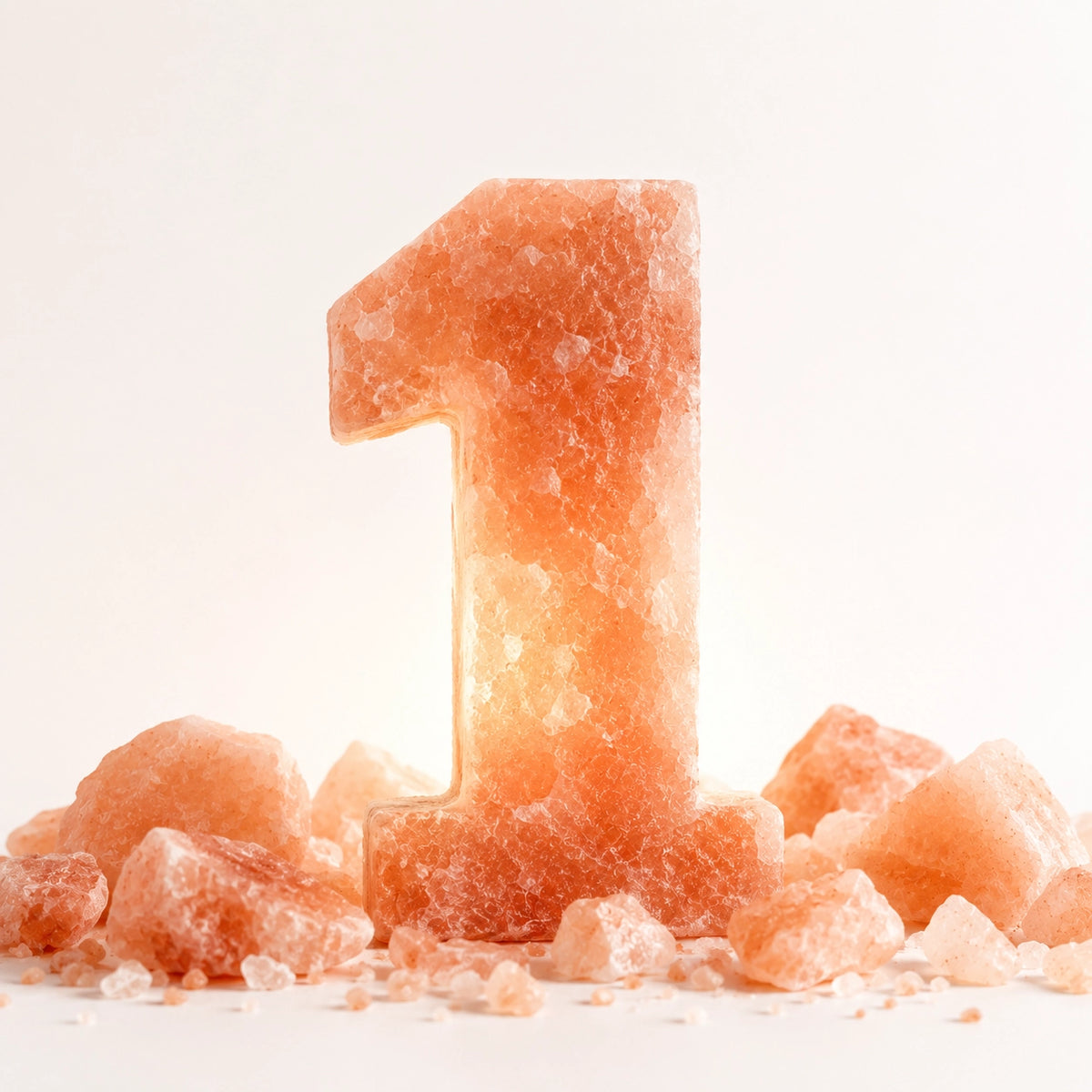 Himalayan pink salt number one representing SALKING salt diffuser leadership