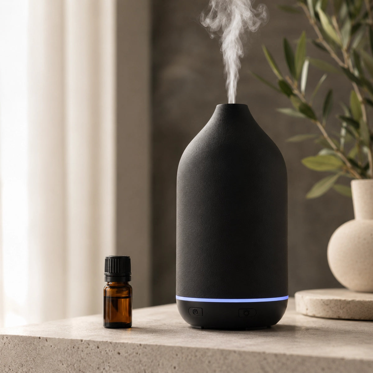 SALKING 200ml ceramic diffuser with long-lasting cool mist