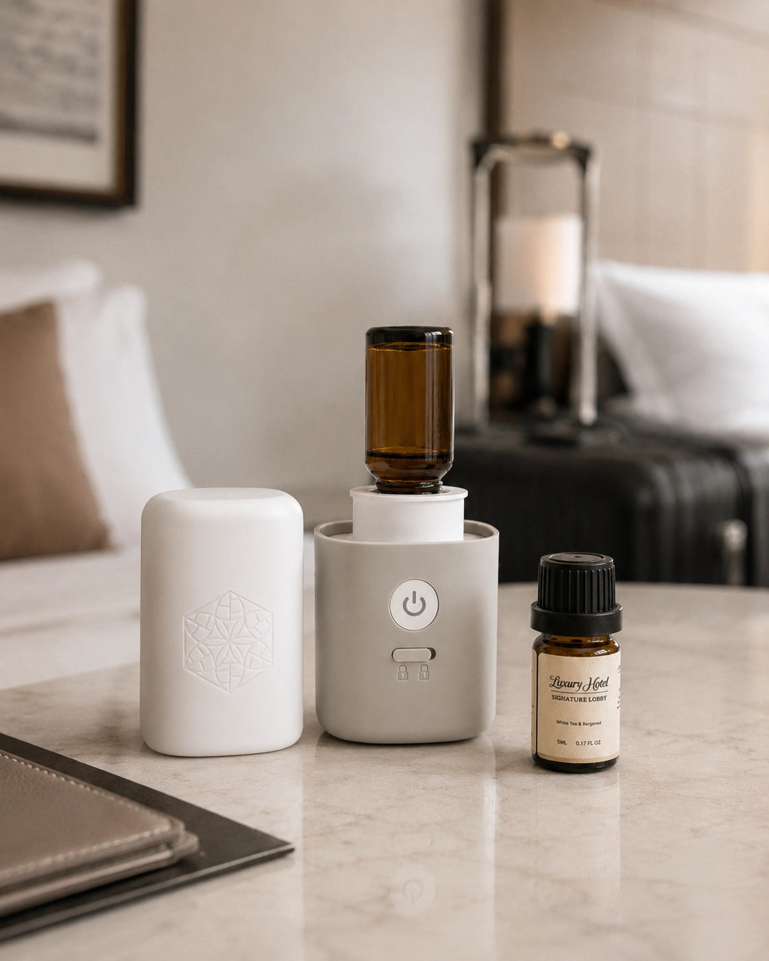 Waterless scent, without the setup