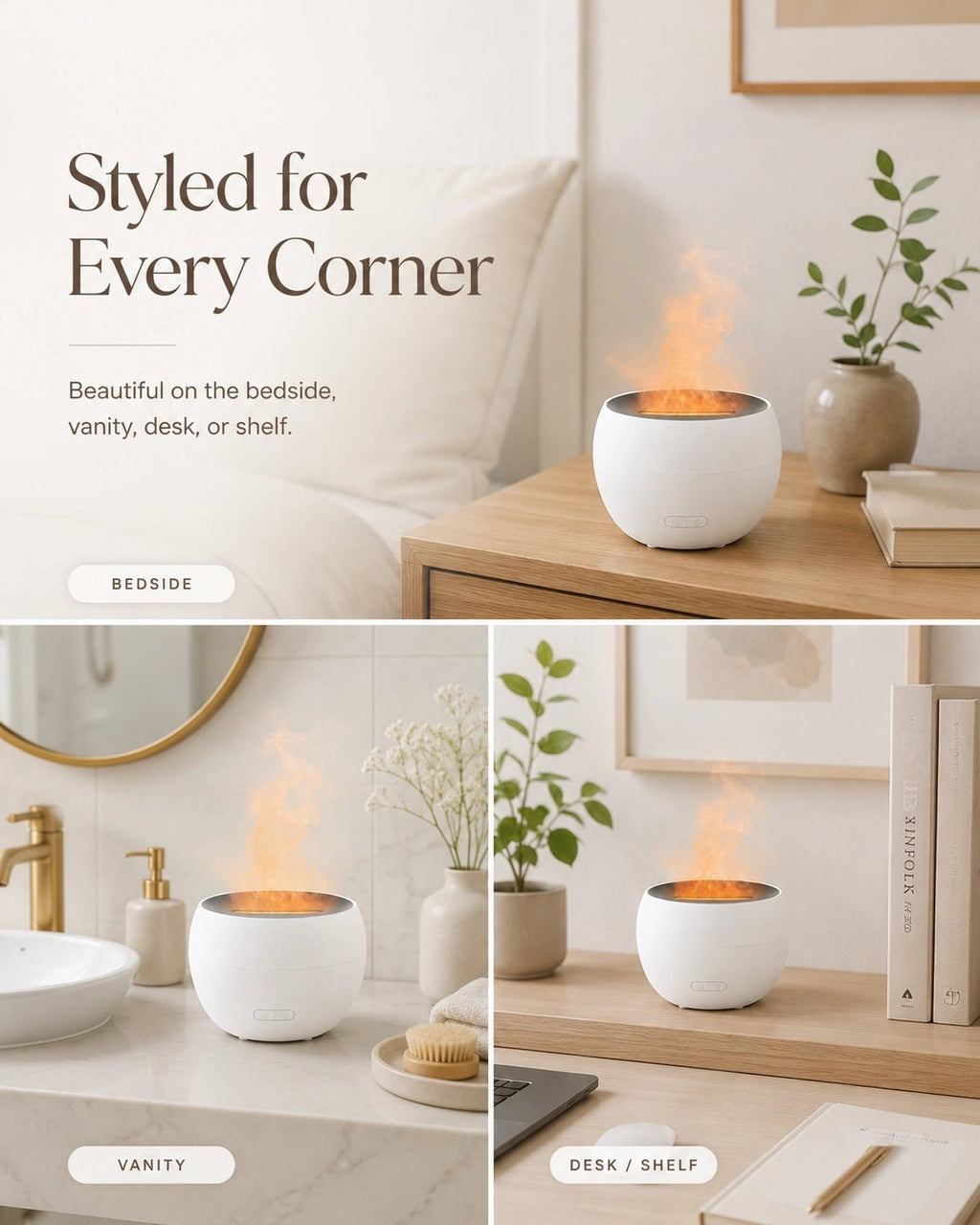 FlameGlow™ Aroma Diffuser - SALKING_Aroma Diffuser_SALKING
