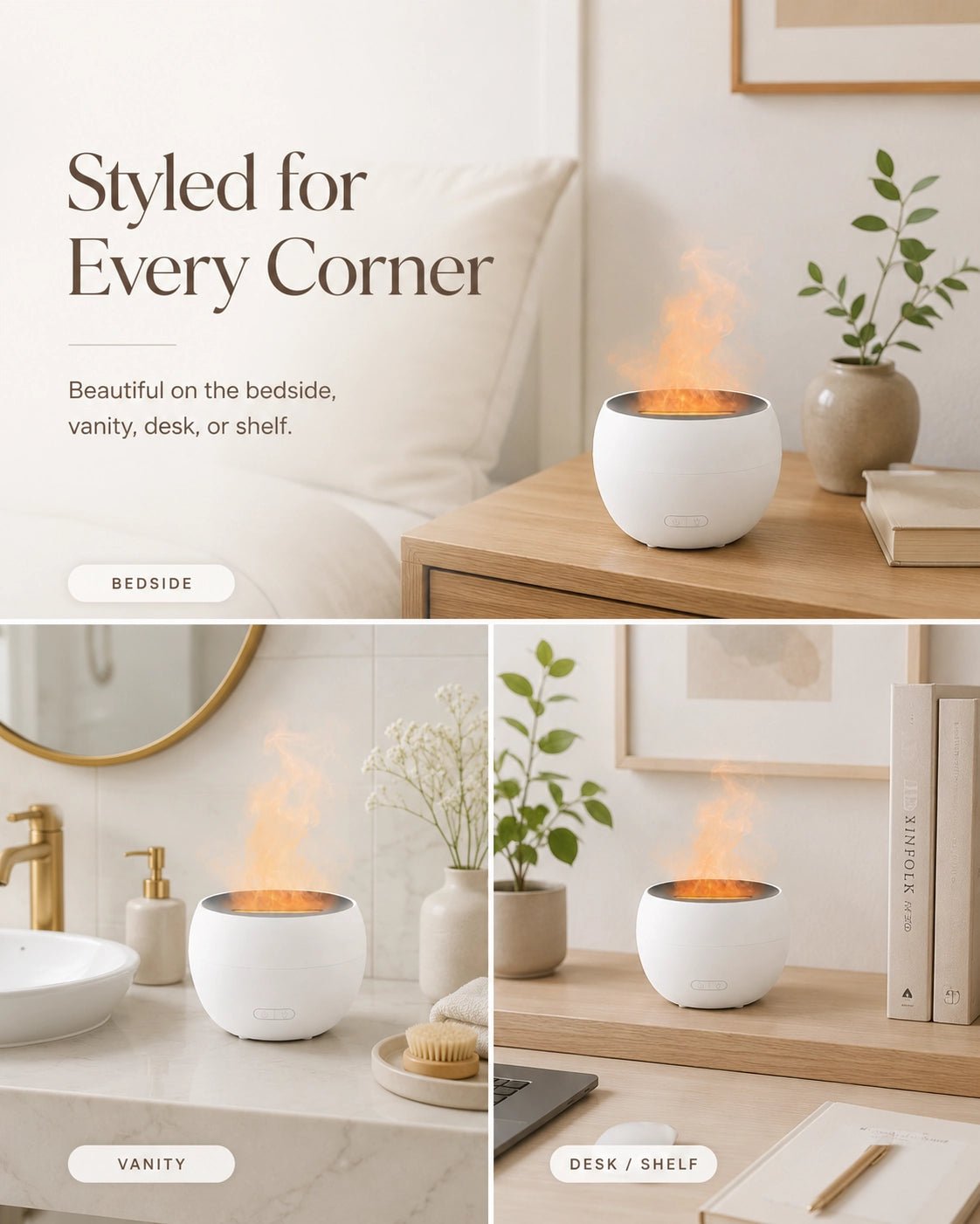 FlameGlow™ Aroma Diffuser - SALKING_Aroma Diffuser_SALKING