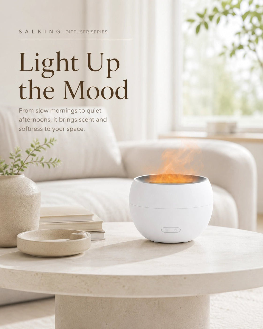 FlameGlow™ Aroma Diffuser - SALKING_Aroma Diffuser_SALKING