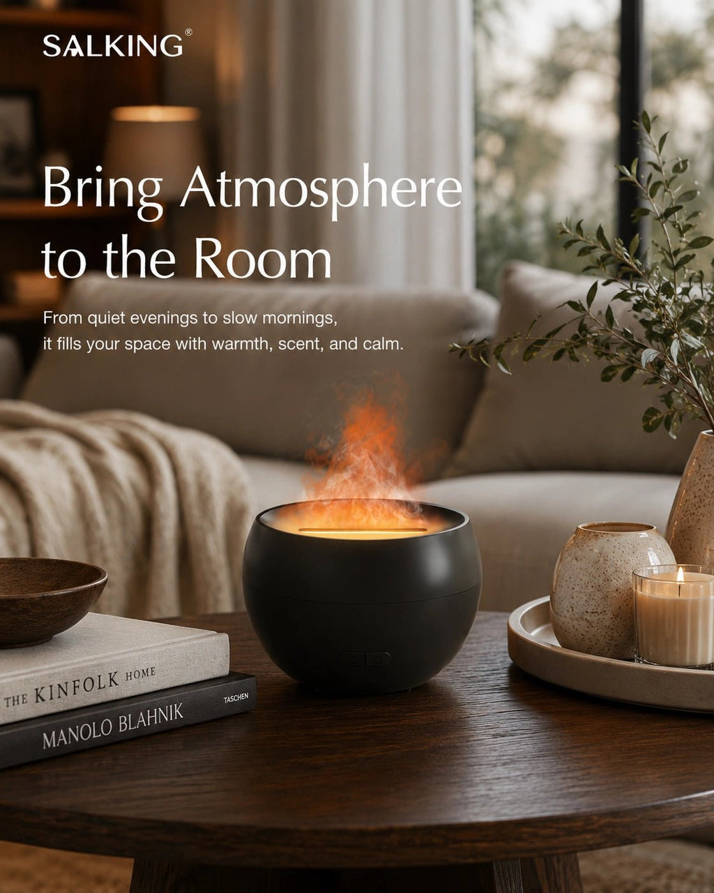FlameGlow™ Aroma Diffuser - SALKING_Aroma Diffuser_SALKING