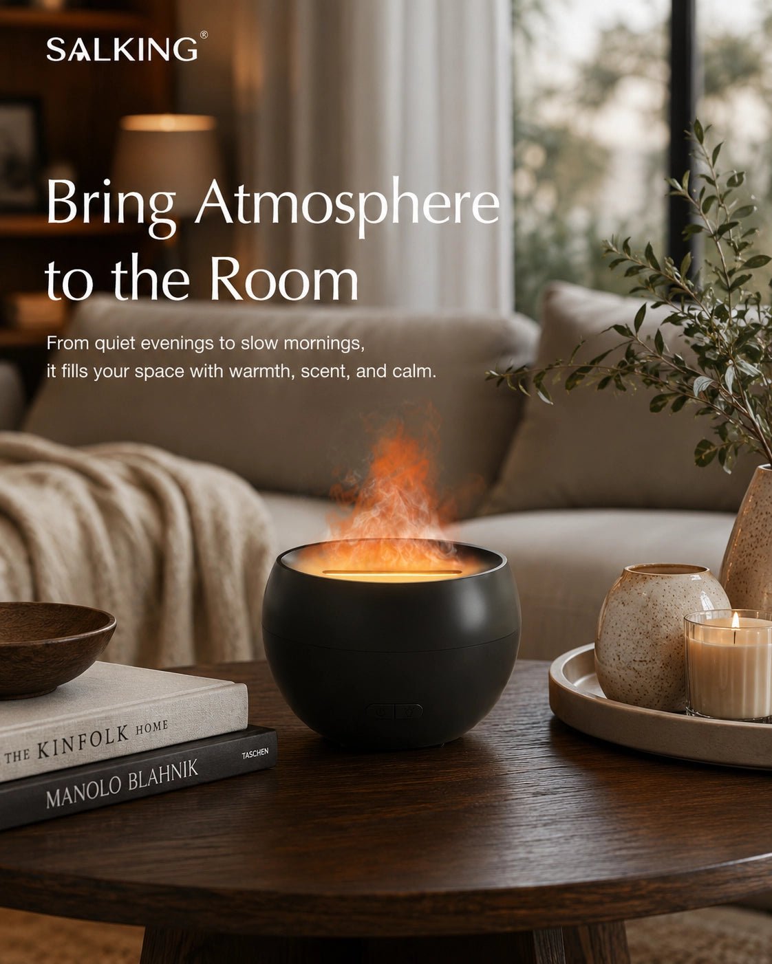 FlameGlow™ Aroma Diffuser - SALKING_Aroma Diffuser_SALKING