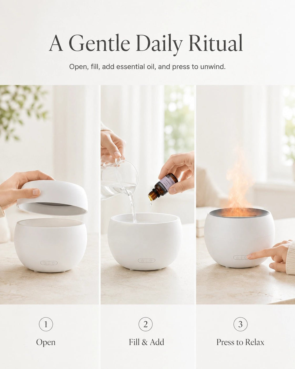 FlameGlow™ Aroma Diffuser - SALKING_Aroma Diffuser_SALKING