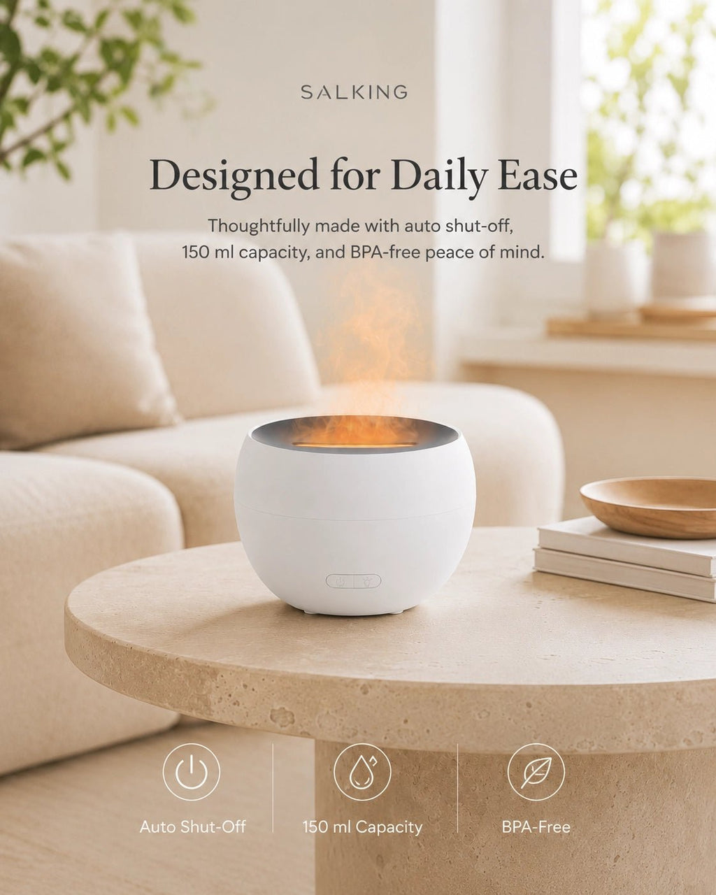 FlameGlow™ Aroma Diffuser - SALKING_Aroma Diffuser_SALKING