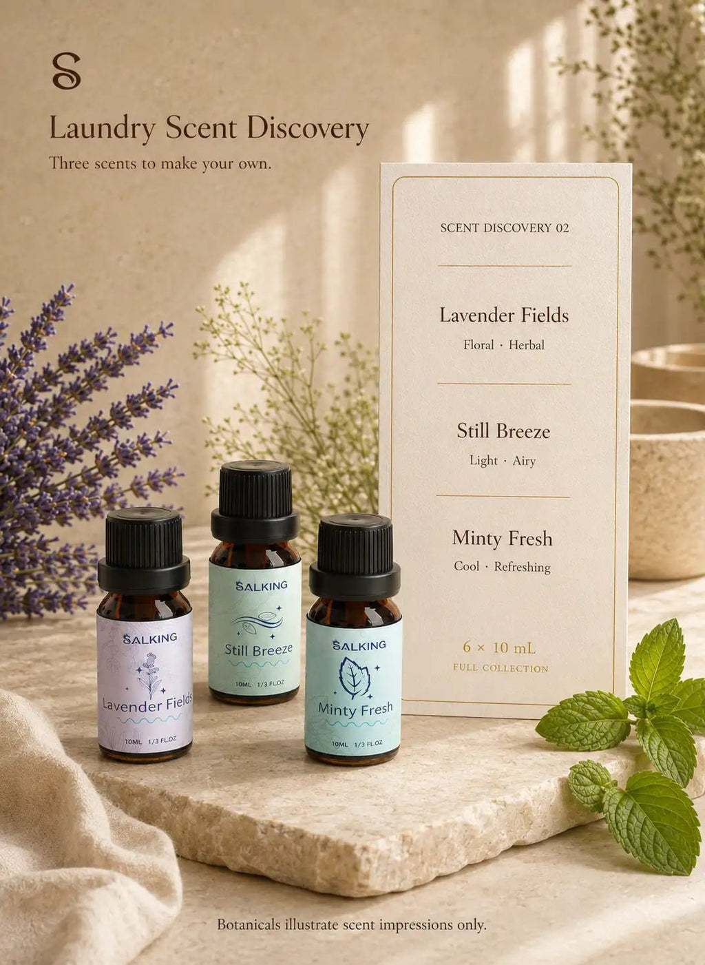 Laundry Collection Essential Oils Set - SALKING_Essential oils Set_SALKING