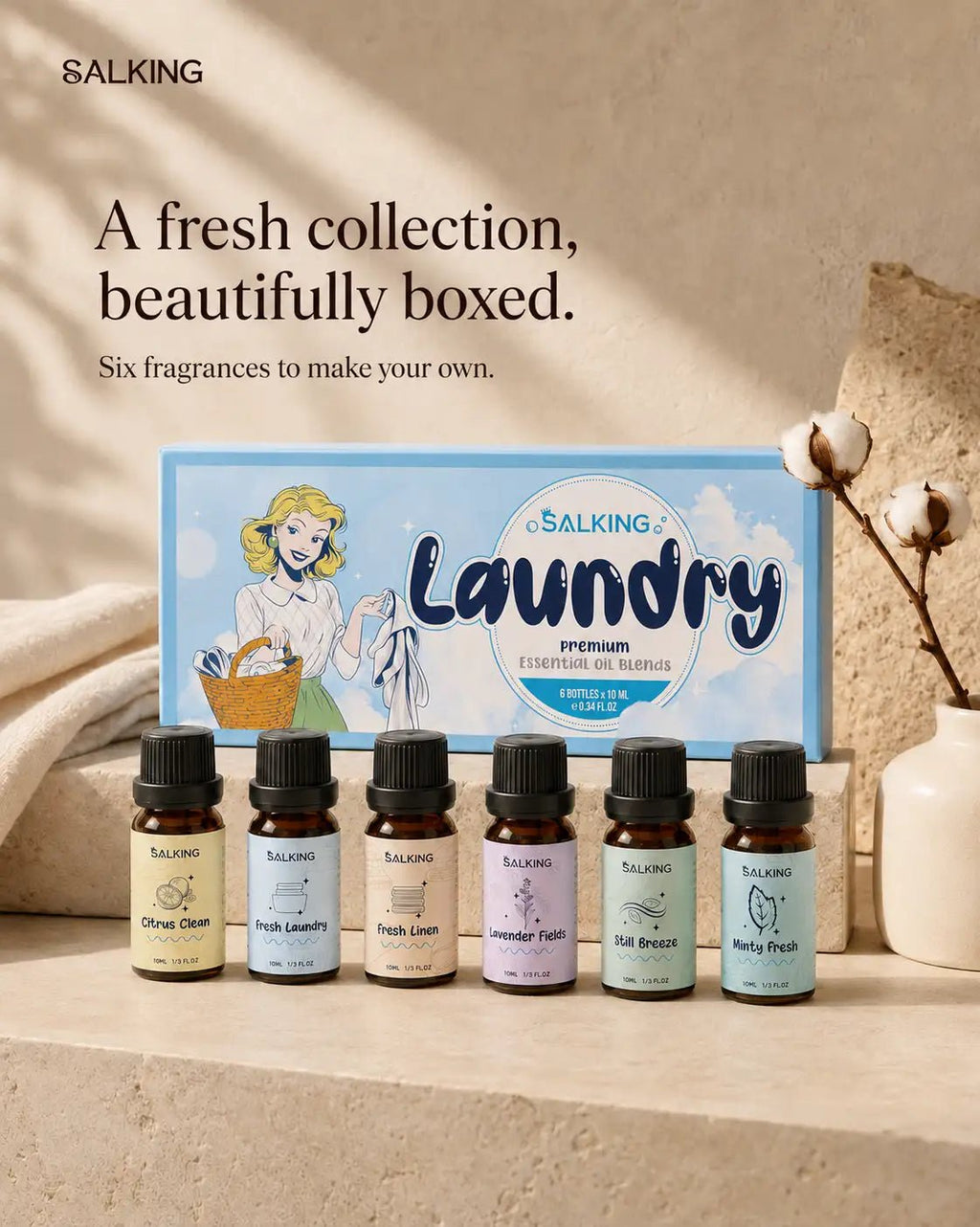 Laundry Collection Essential Oils Set - SALKING_Essential oils Set_SALKING