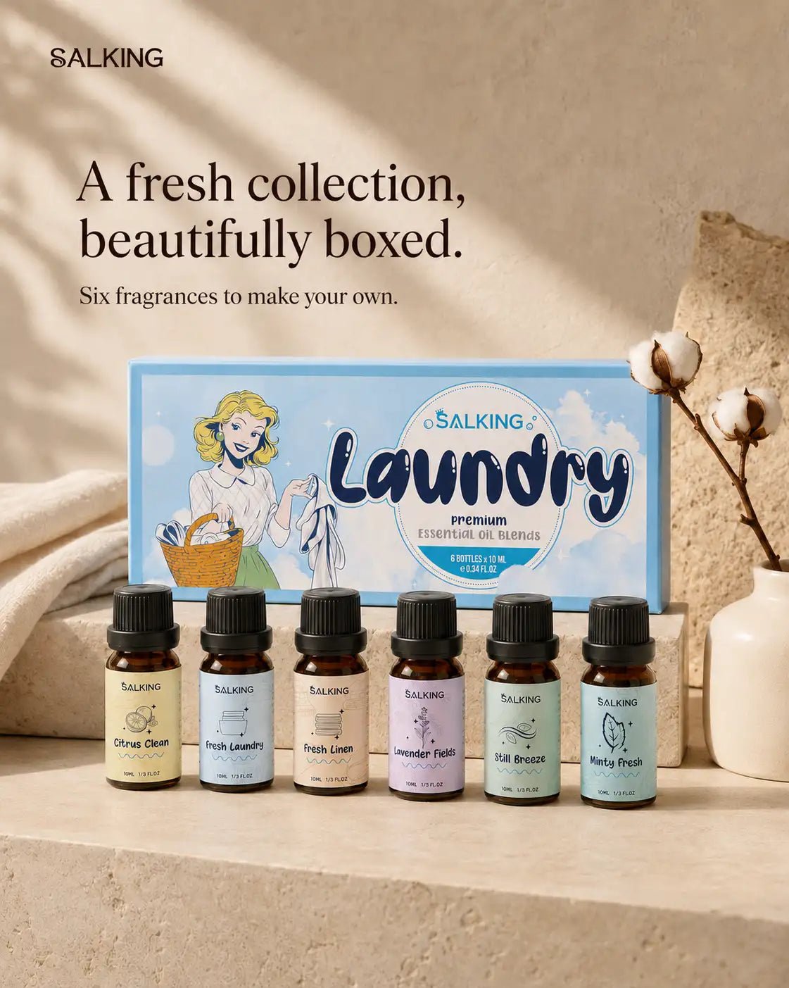 Laundry Collection Essential Oils Set - SALKING_Essential oils Set_SALKING