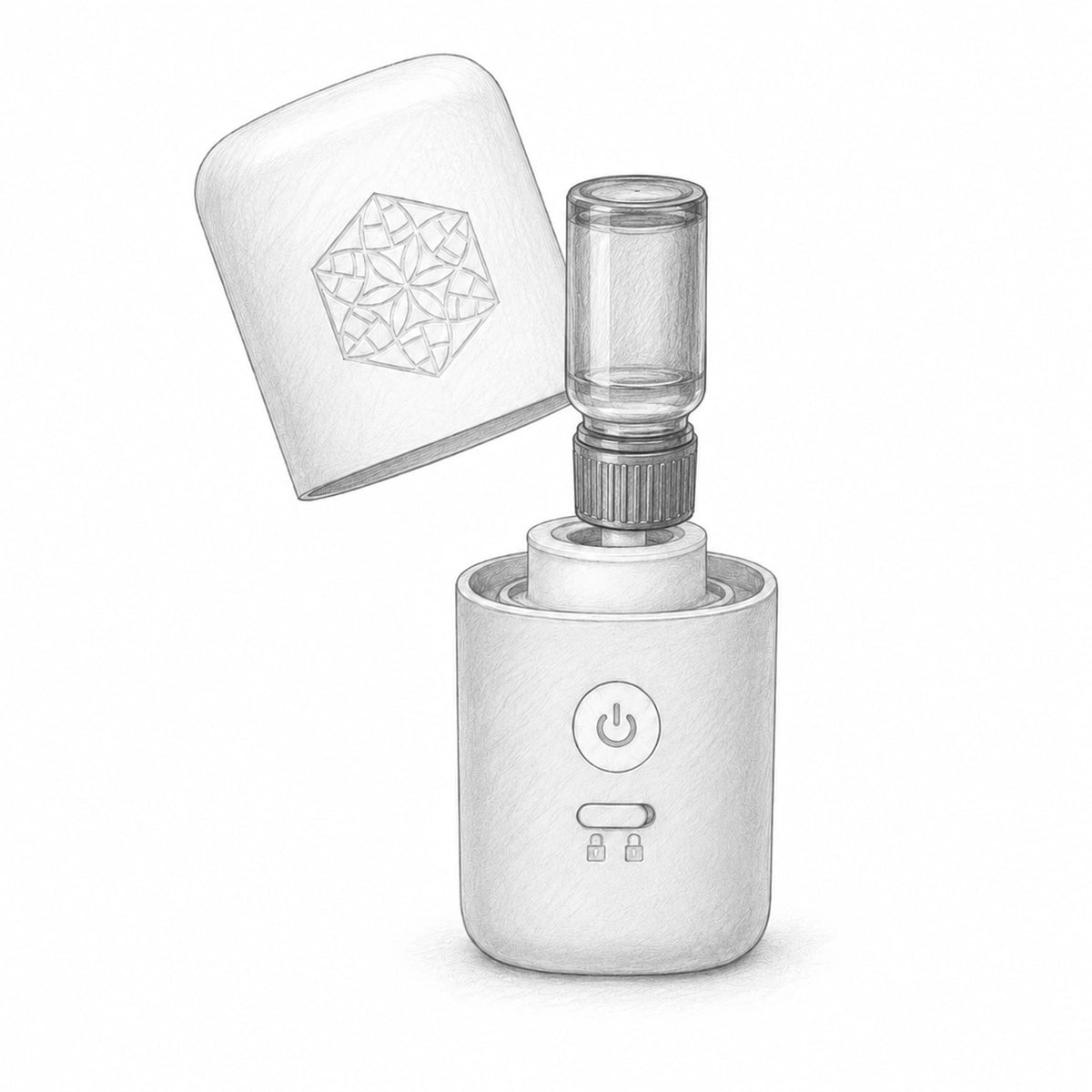 Insert the 5ml scent bottle