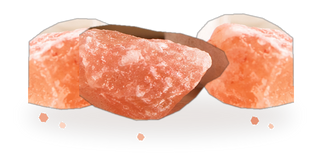 Natural Himalayan pink salt crystals