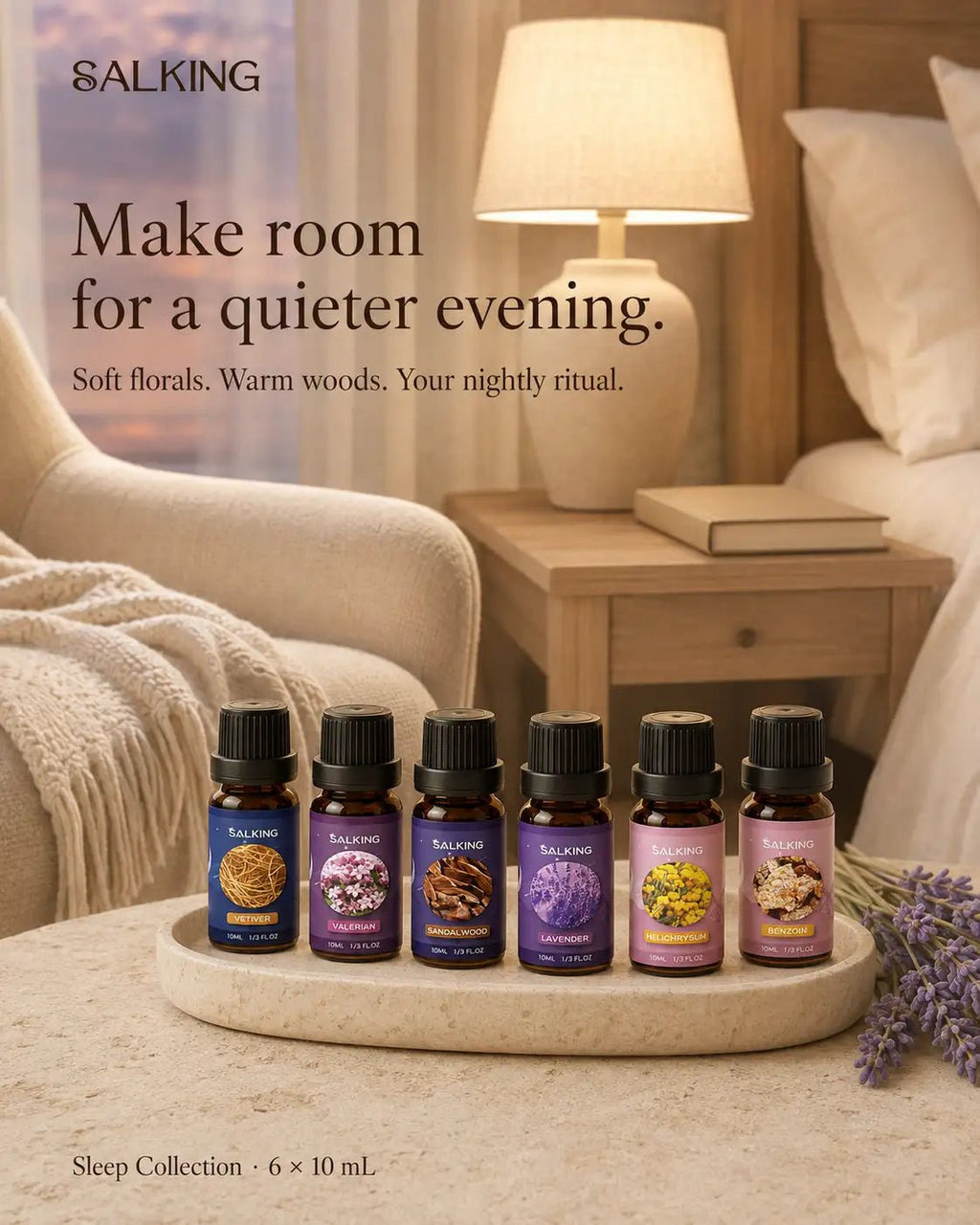 SALKING Sleep Diffuser Oils Set - SALKING_Essential oils Set_SALKING