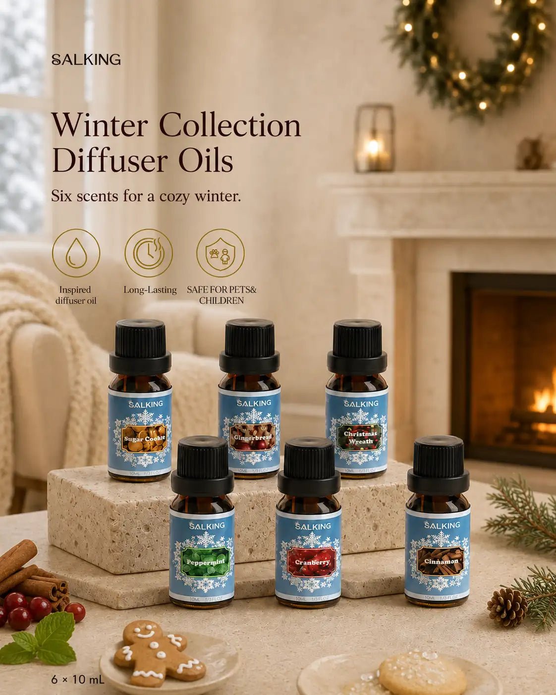 SALKING Winter Diffuser Oils Set - SALKING_Essential oils Set_SALKING