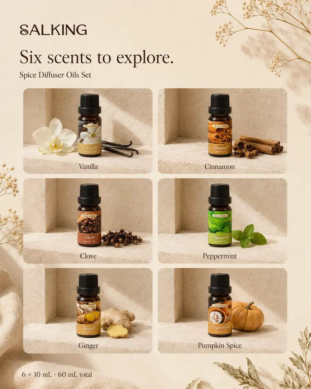 Spice Essential Oils Set - SALKING_Essential oils Set_SALKING