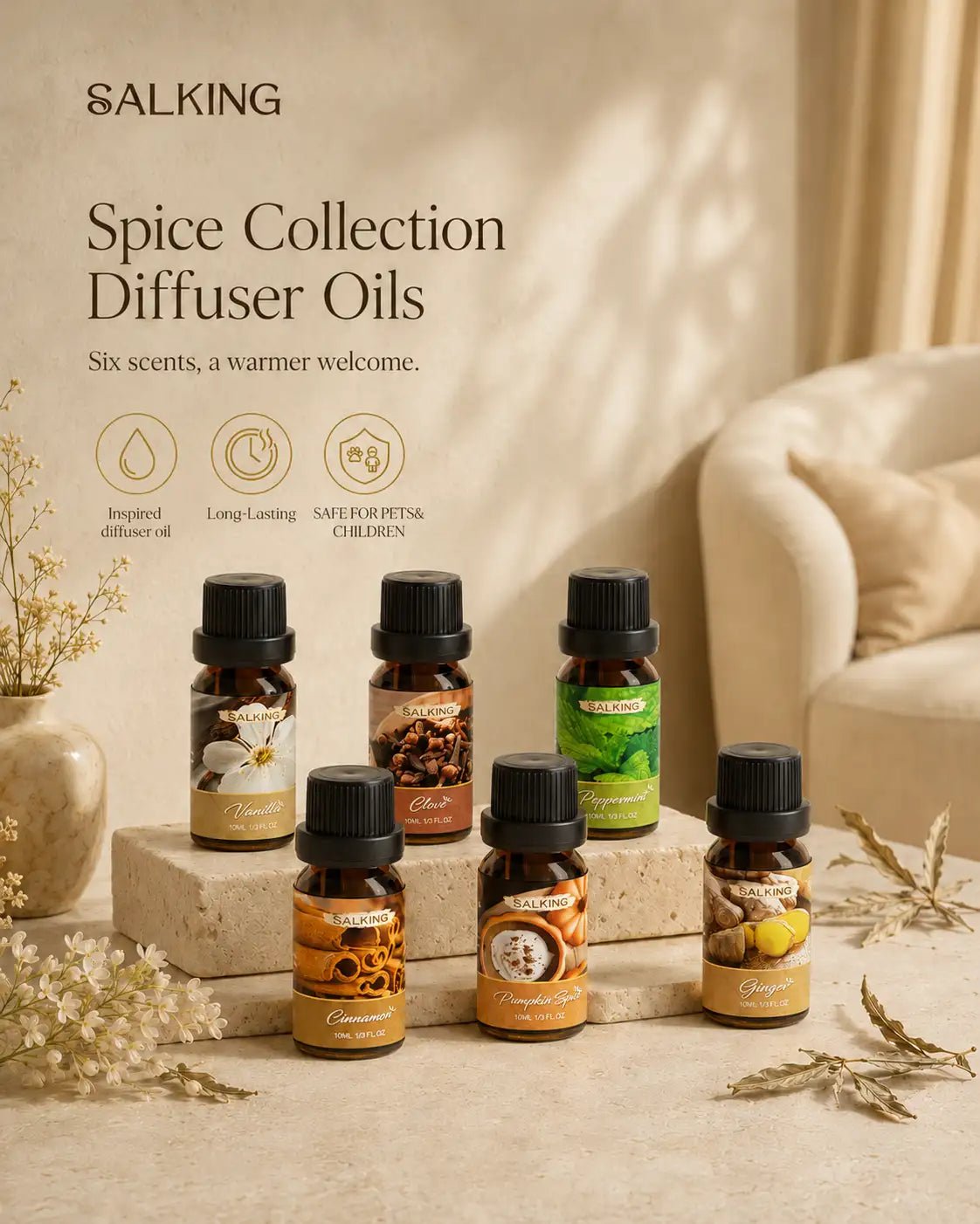 Spice Essential Oils Set - SALKING_Essential oils Set_SALKING
